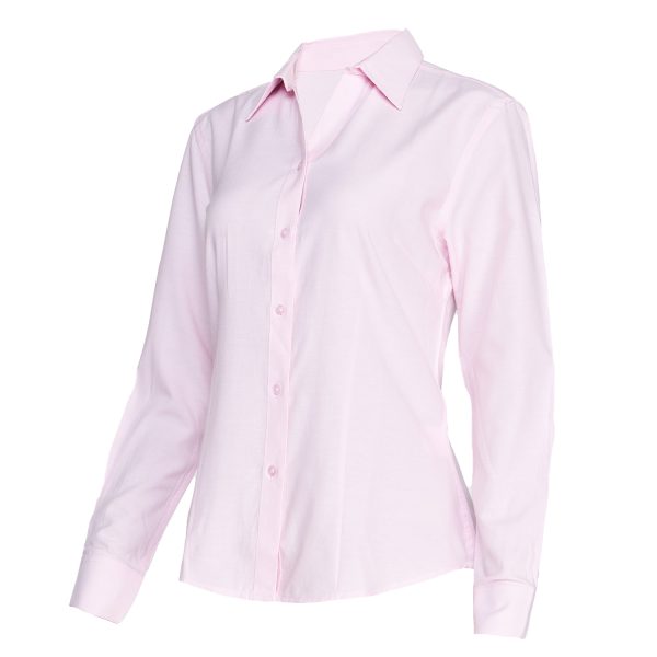 Blusa Oxford Cuello V - Imagen 7