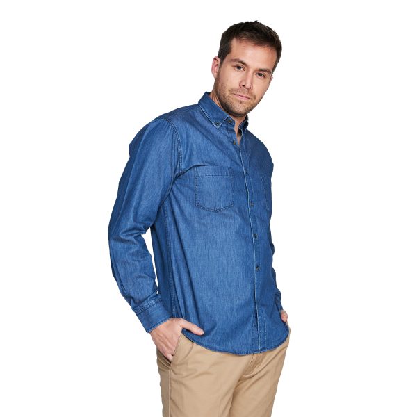 Camisa Denim Comfort 100% Algodón - Imagen 4